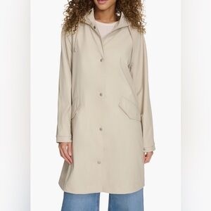 Women's Levi Beige rain Coat